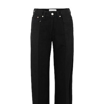 Черные джинсы с высокой талией E.L.V. DENIM 