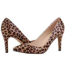 Лаковые леопардовые туфли на небольшом каблуке