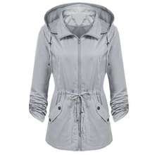 Непромокаемая серая куртка-анорак