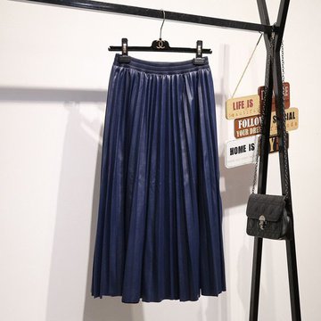 Плиссированная юбка с эластичной резинкой 