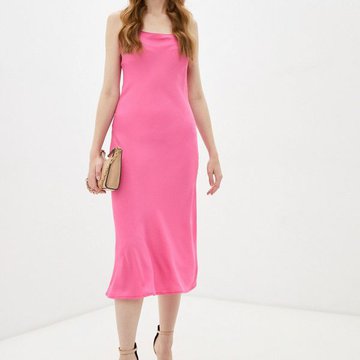 Розовое платье-комбинация OXO2