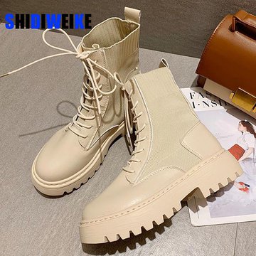 Женские ботинке на шнурках