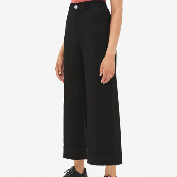 Чёрные кюлоты Bershka