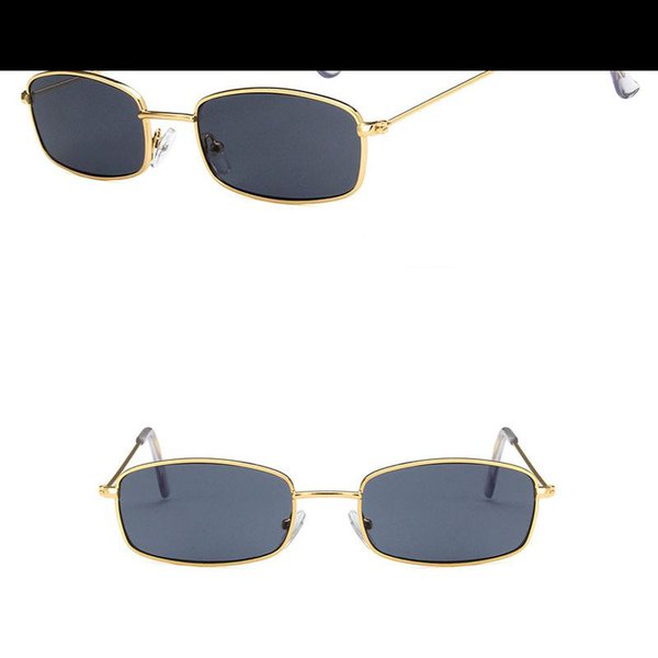 Солнцезащитные очки небольшой прямоугольной формы 