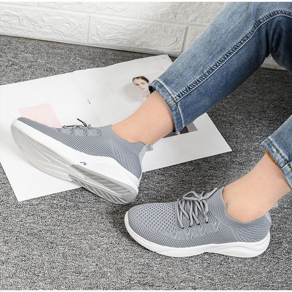 Тканевые сетчатые кроссовки