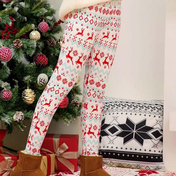Зимние леггинсы с орнаментом